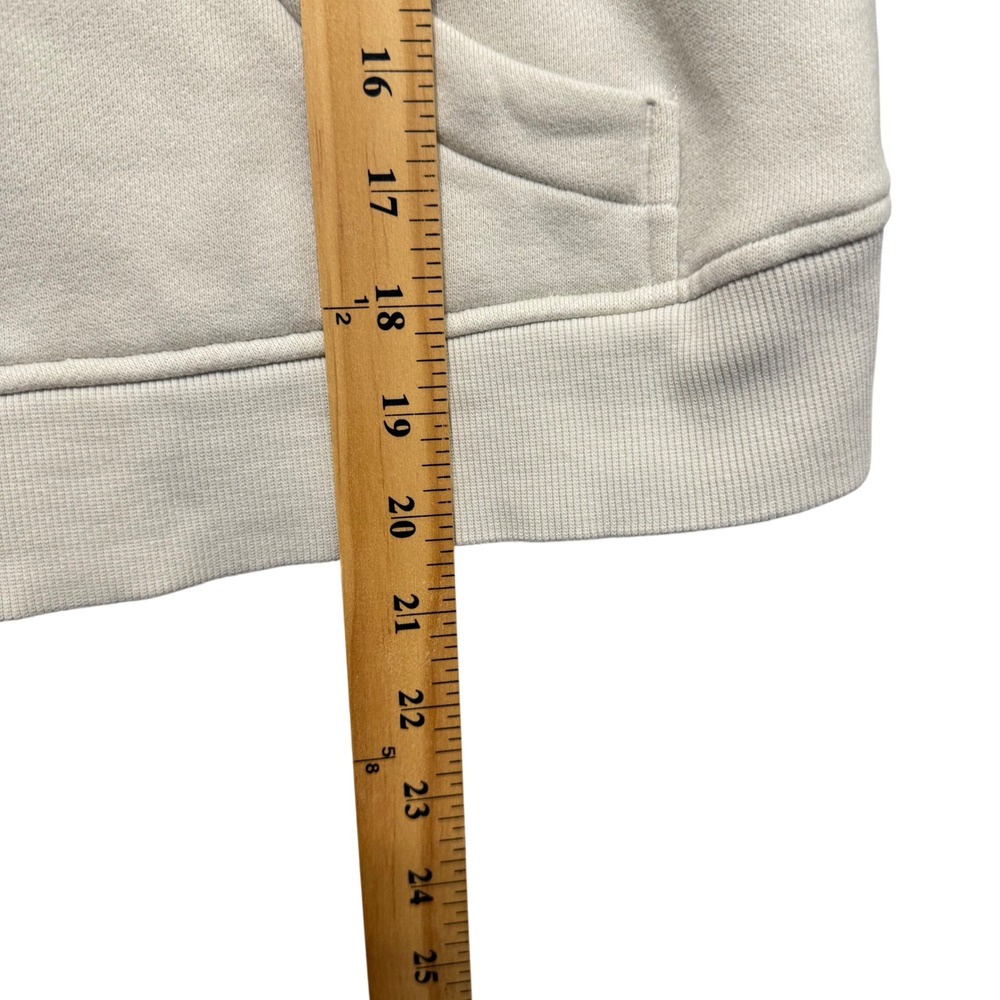Lululemon Scuba Oversized Funnel Neck Half Zip‎ Sweatshirt White Opal M/L - Picture 7 of 10